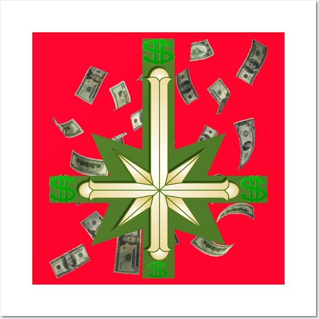 Scientology Dollars Wall Art by Badsy